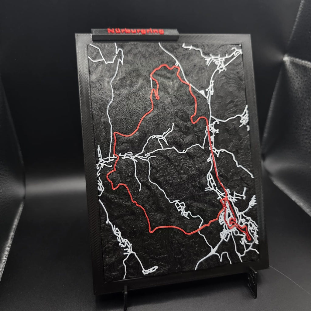 Topografia Nürburgring – Edição Minimalista