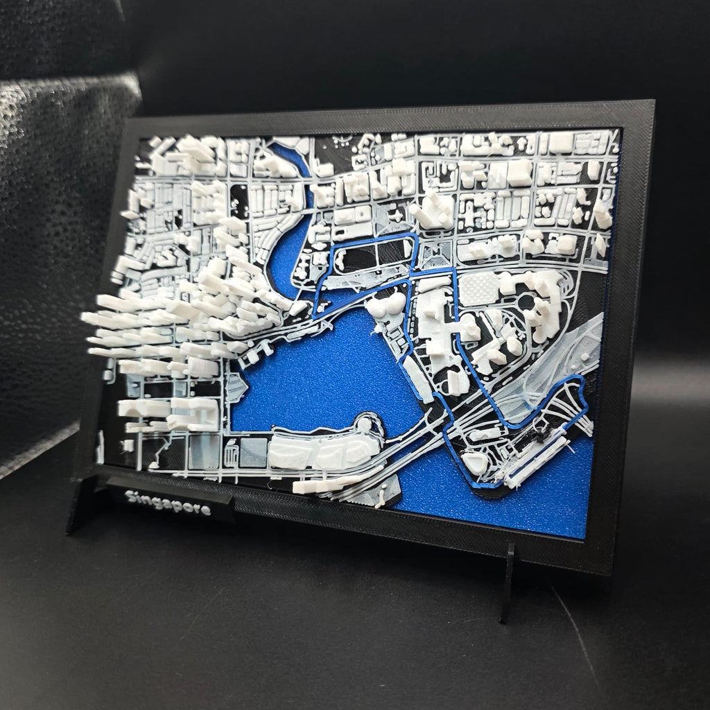 Topografia Singapura – Circuito Urbano