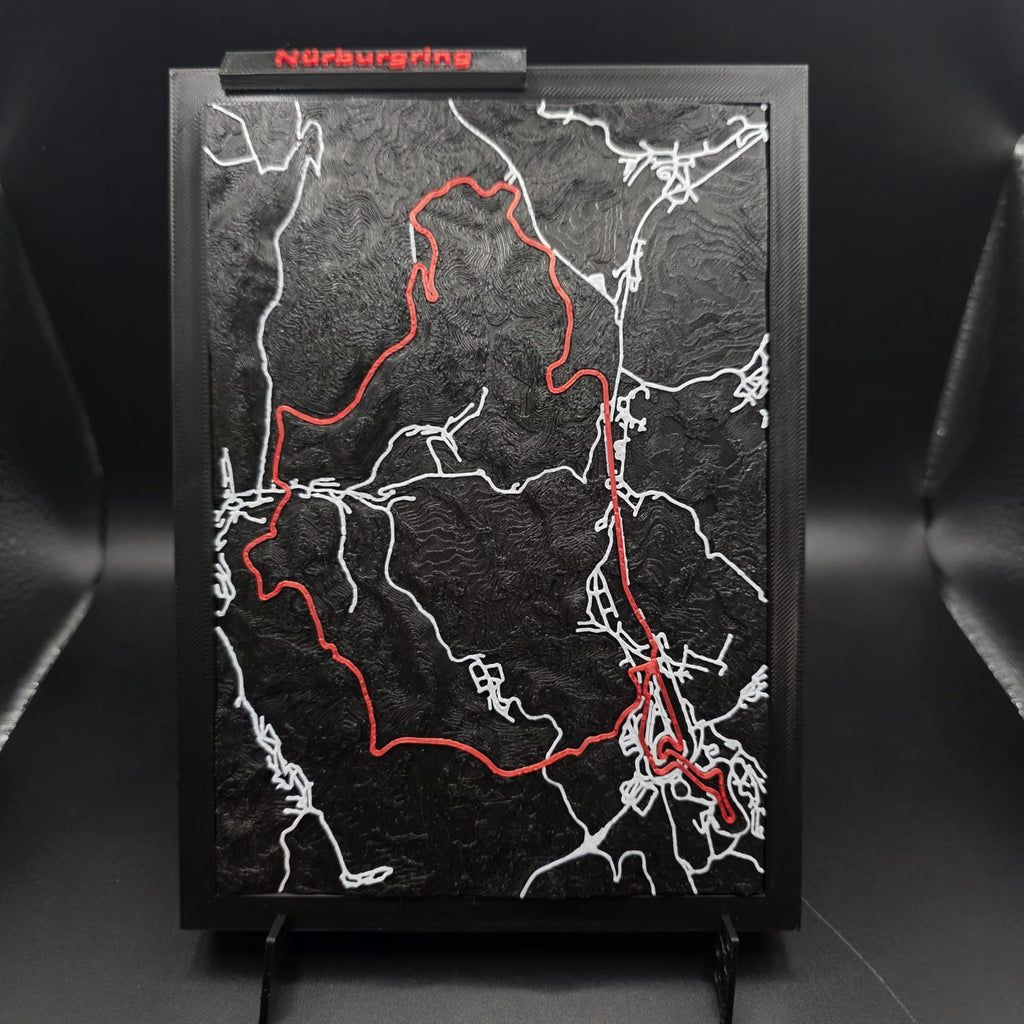 Topografia Nürburgring – Edição Minimalista