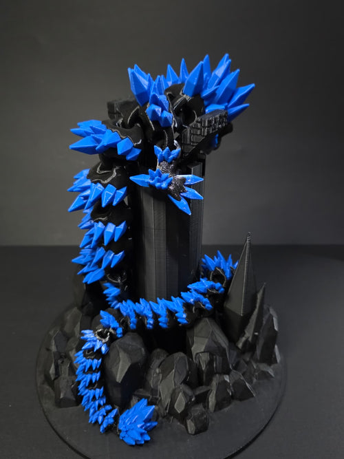 Dragón con torre