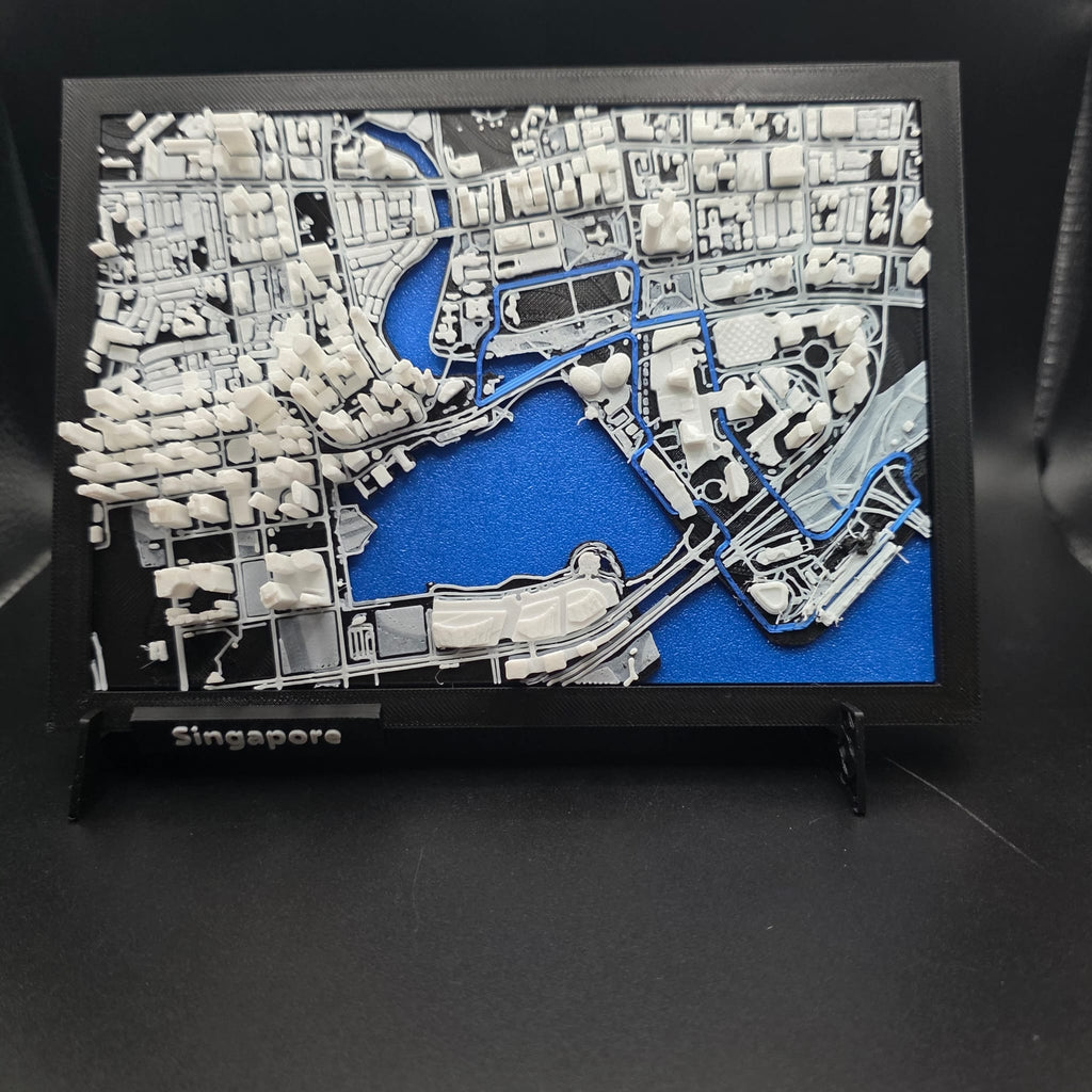 Topografia Singapura – Circuito Urbano