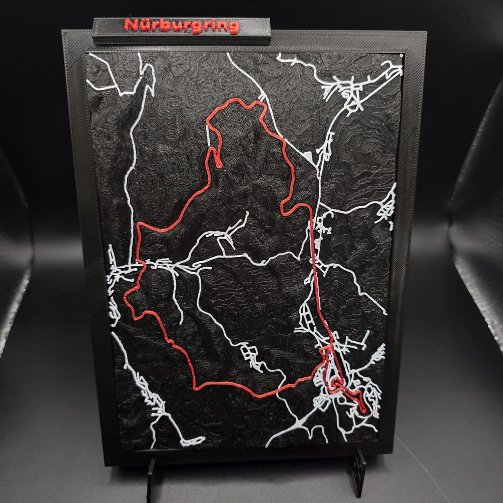 Topografia Nürburgring – Edição Minimalista